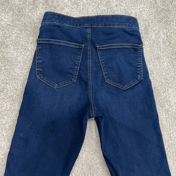 TOPSHOP JONI HIGH RISE SKINNY JEANS BLUE SIZE 00 - Picture 4 of 8